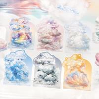Cloud Pattern Sticker Cloud Shaped Sticker, 10pcs/set Colorful Cloud Pattern Decorative ...