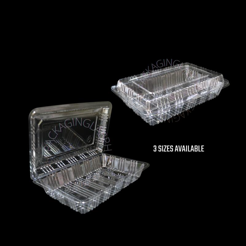 查看[[100pcs] No Lock Rectangle Plastic Clamshell (Affordable) Disposable ...