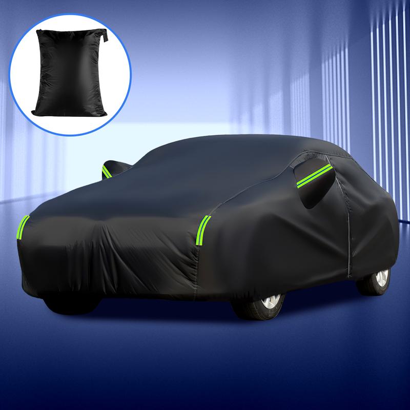 Funda Impermeable Para Coche – Cubierta Total De PE Para Exteriores, Protección Contra Lluvia, Polvo Y Excrementos De Pájaros, Tamaño 650x380 Cm, Ligera Y Fácil De Guardar
