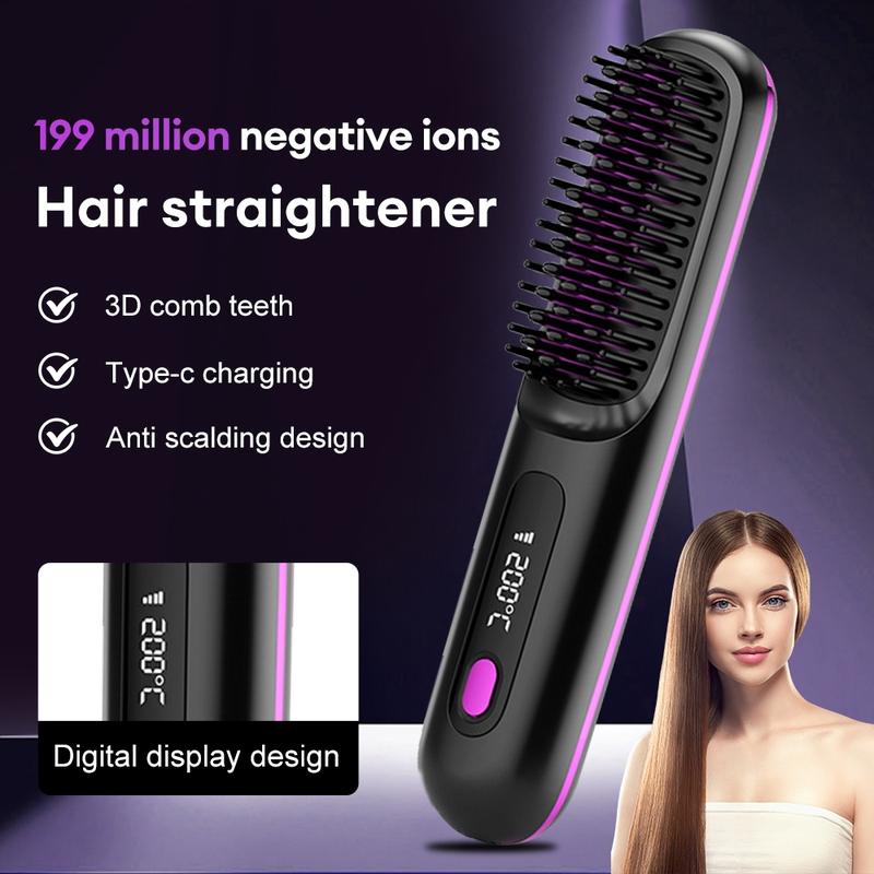 查看[[COD] Hair Straightener Comb Multifunctional Electric Heating Iron ...