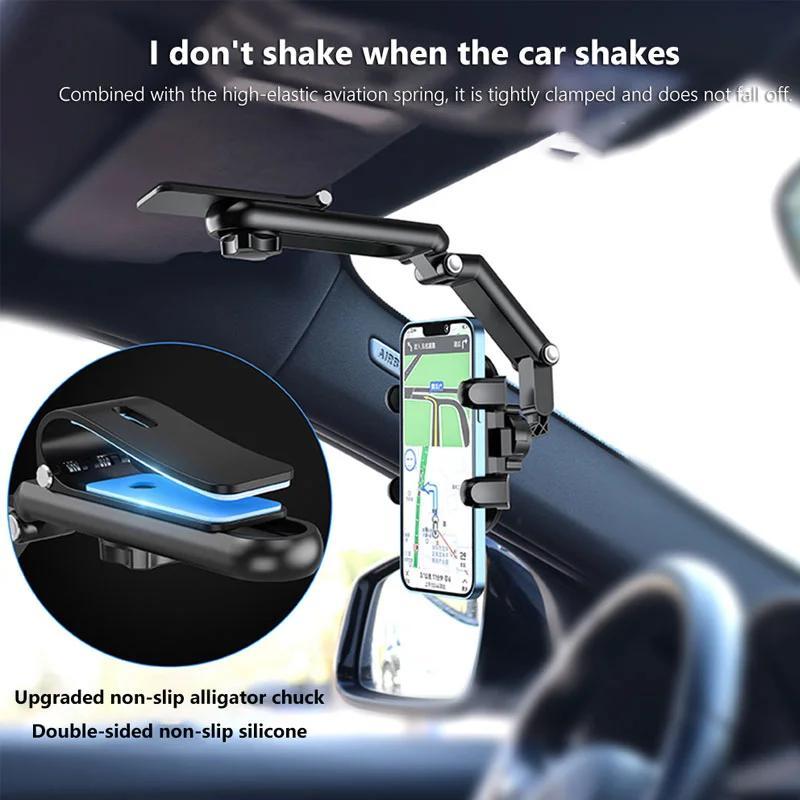 Aazon.co: QYING Sun Visor Car Phone Holder,1080° Ultifunctional Sun Visor Universal 360
