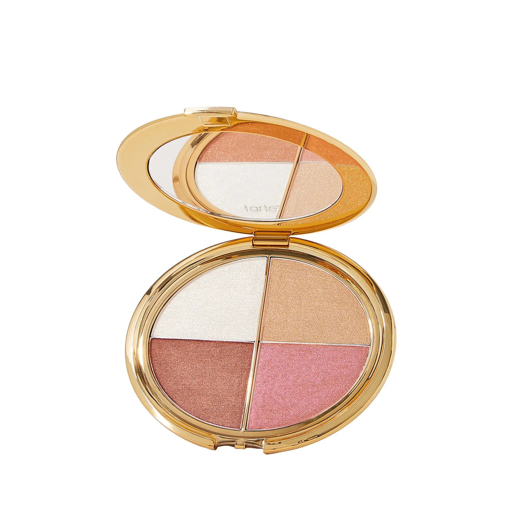 tarte glow wardrobe eye & cheek palette - eyeshadow and highlighter makeup