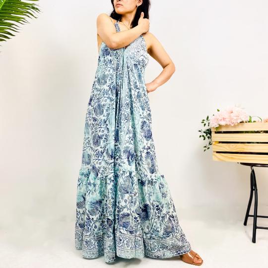 Spell Styl Silk Long Backless Dress, Boho Fashion, Spell Styl TikTok爆款商品分析 - GMV ...