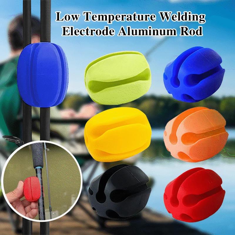 Fly Rod Storage Strap Silicone Fishing Rod Holder Straps - 5-Hole Non-Slip Grip Fixed Ball ...