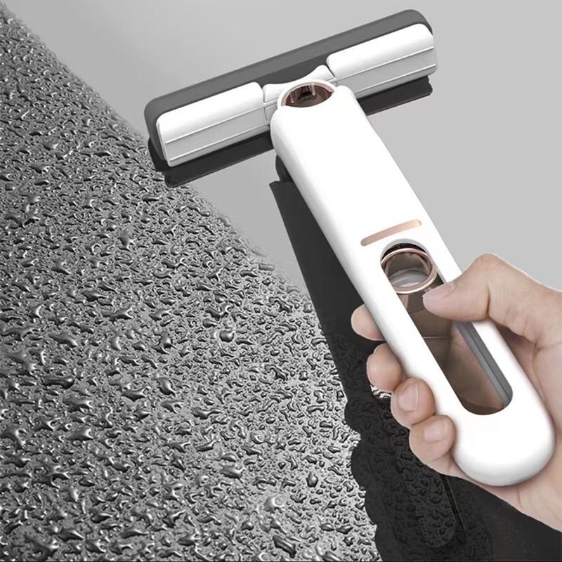 Produktbild von Mini-Schwammmopp Mit Selbstauswring-System – Kompakt, Faltbar, Leicht – Für Tische, Böden, Autos & Fenster