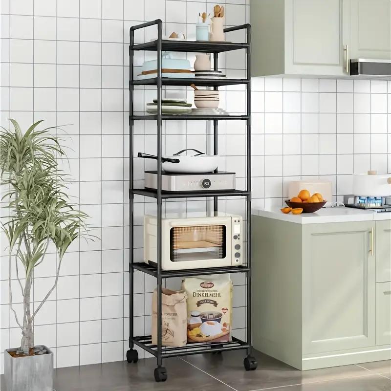 查看[6-story Movable Metal Storage Rack -66 Inch ulti-layerStorage Rack ...