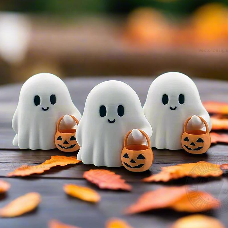 Cute Tiny Trick or Treat Ghost Halloween Decoratio TikTok爆款商品分析 - GMV ...