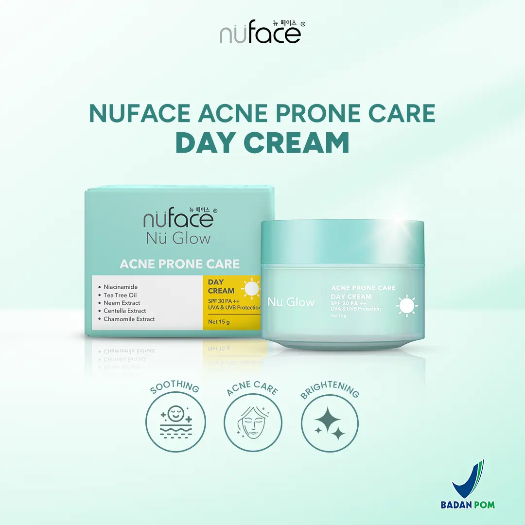 Nuface Nu Glow Acne Prone Care Day Cream