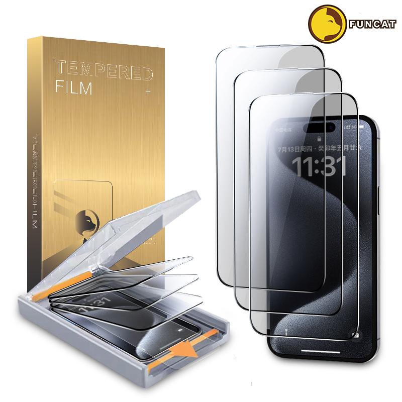 查看[[3PCS]FUNCAT GLOBAL Screen Protector Cabin; Dust Free, Bubble Free ...