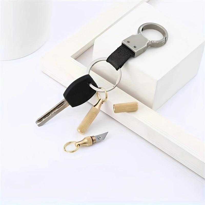 Mini Keychain Cutter Multifunctional Pocket Knife, 1 Piece Mini Portable Keychain Cutter ...