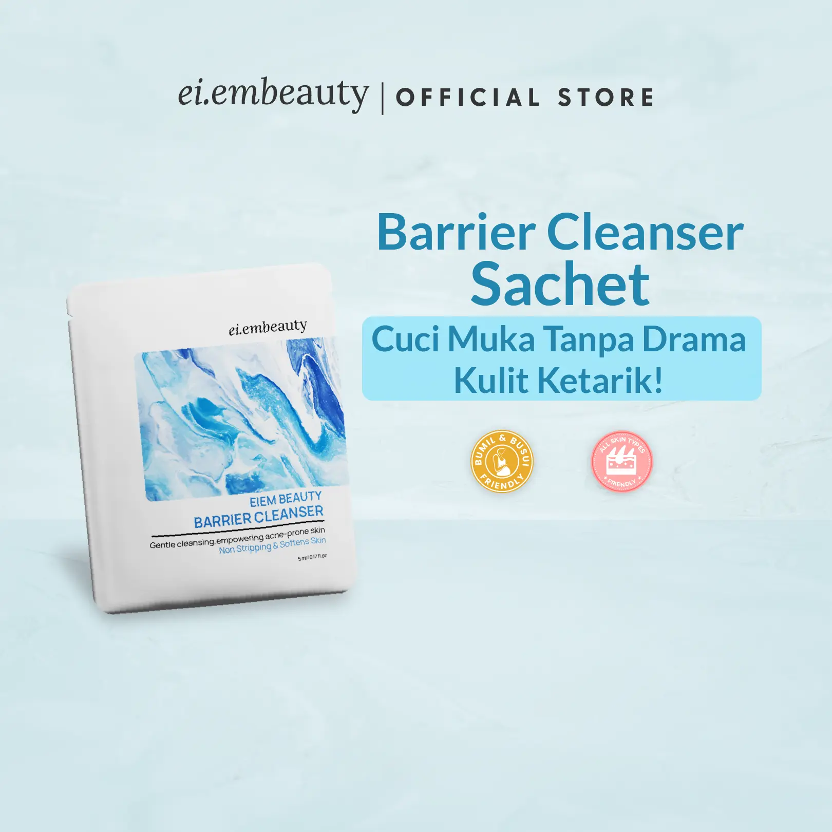 EIEM Beauty Barrier Cleanser Sachet