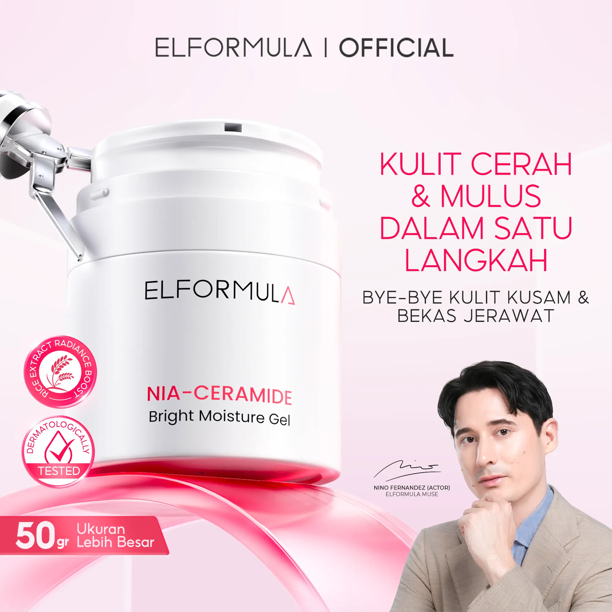 Elformula Nia-Ceramide Bright Moisture Gel
