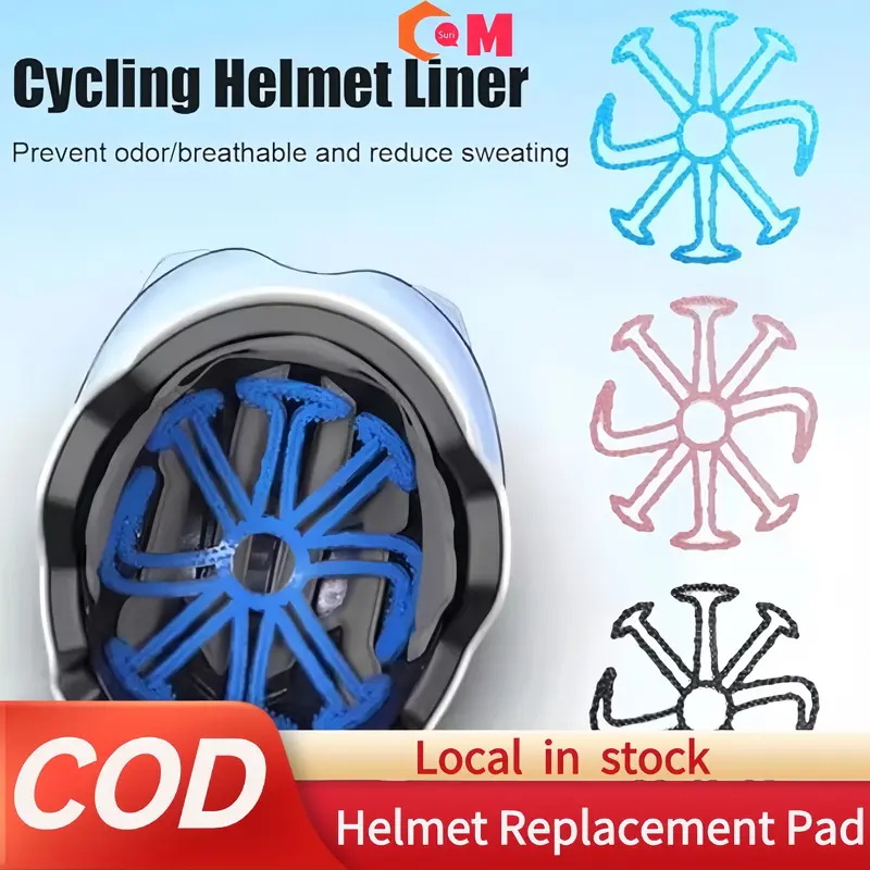 Helmet liner Silicone Preventing hair disarray Hel TikTok爆款商品分析 - GMV ...