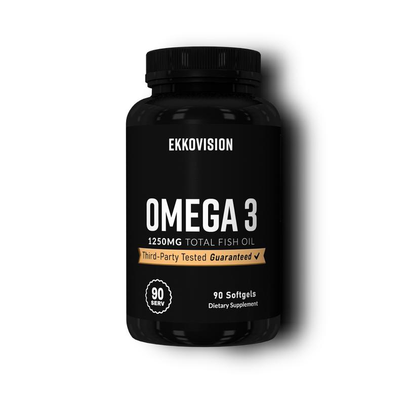 EKKO Omega 3 Fish Oil - Dietary Supplement for Optimum Health - Healthcare