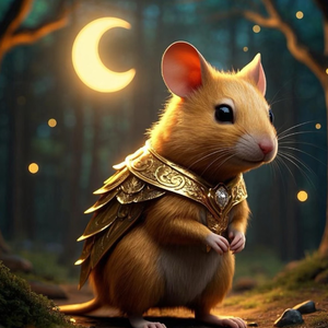 Golden Rat Toy