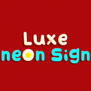 Luxe neon sign