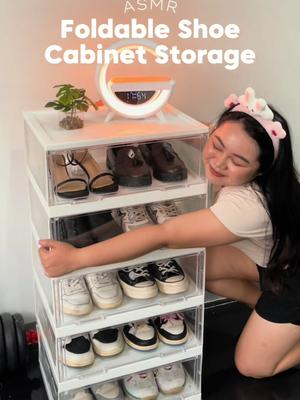 Highly Recommended Foldable Shoe Cabinet Storage from @SIV Homedeco PH ~ Durable, Easy to Install and Well Organized 🤍 #SIVHomeDecoPH #FoldingShoeStorage #ShoeCabinet #EasytoInstall #MustHave #tiktokshop #lionabella