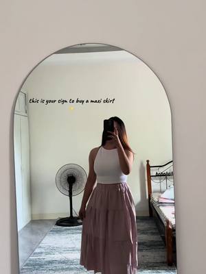 Nakakaadik na magsuot ng maxi skirt!! Best purchase here on tiktok♥️