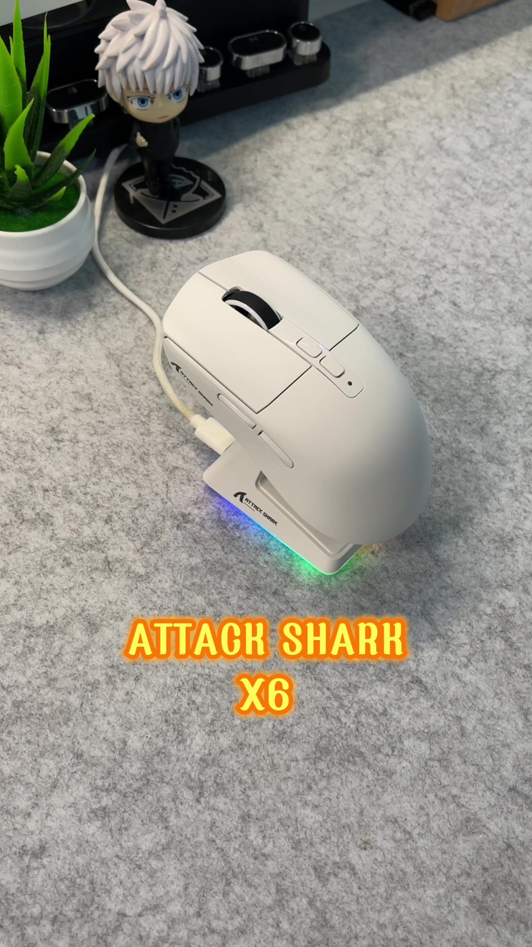 Attack Shark X6 Mẫu chuột gaming cho anh em chiến game, giải trí và làm việc #chuotgaming #chuotmaytinh #chuotbluetooth #attackshark #attacksharkx6 #tiktoktech #muataitiktokshop 