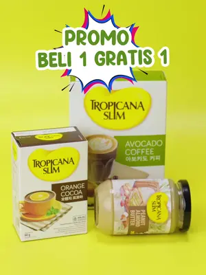 Produk baru Tropicana Slim semuanya BELI 1 GRATIS 1 💛 #Nutrimart1212 