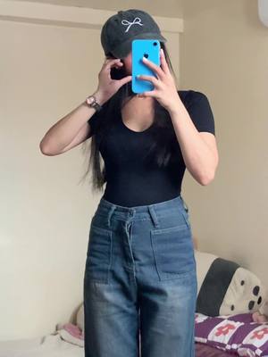 ootd with bow cap ۫ ꣑ৎ #ootd #foryou #fyp 