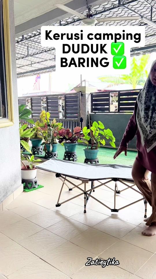 Kerusi camping boley duduk dan baring.. Jenis boley lipat serta kukuh dan tahan lasak.. #kerusi#kerusihealing#kerusilipat#kerusilipatviral#kerusilipatmurah#kerusicamping#kerusicampingviral#kerusibaring#camping#cikzatyracuntiktok#
