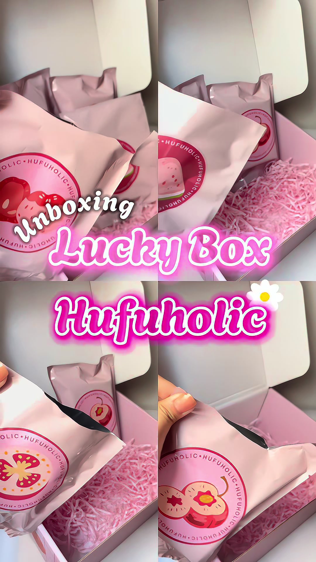 🌸 Lucky box - Hufuholic 🌸  Vid này chỉ có unbox Chiếc box này quá xinh yêu luôn á.. 💗 -- Số lượng box còn ít mấy pà tranh thủ hốt đi nè.. Nhớ follow tui đó..🧏‍♀️ #xuhuong #Trending #Trending #hufuholic #luckybox 