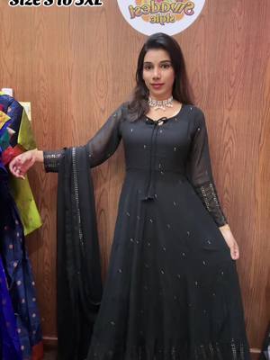 RM79.99 GEORGETTE GOWN WITH SEQUENCE WORK AND SHAWL NORMAL CUTTING S(36) M(38) L(40) XL(42) XXL(44) 3XL(46) 4XL(48) 5XL(50) AV9004 AV9005 AV9006 AV9007 AV9008 #fypシ゚ #allsizesavailable✅ #supportsmallbusiness #newarrivals💕 #murahberkualitas👍😎 #hsb #trendingvideo #hsb #longanarkalligown #diwalinewcollection