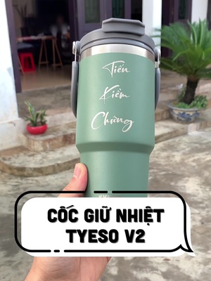 Cốc giữ nhiệt Tyeso ae ơi. mẫu mã đẹp dùng thì tiện cực kỳ luôn #kocnet #tienkiemchung #LearnOnTikTok 