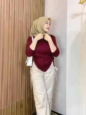 dibikin baper sama outfit kaya gini ✨ #atasanknit #celanakulot #celanacargo #fyp 
