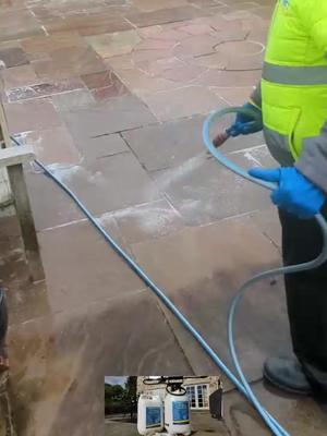 Experience the magic of Monty Miracle Cleaner on your Indian stone surfaces! Black spots are no match for our patented formula. Jet washing struggles, but Monty Miracle Cleaner swiftly removes ink-like splashes, leaving your stone surfaces looking brand new. Applying with a 5-litre pump spray bottle, our cleaner ensures an efficient cleaning process. Enjoy a spotless, revitalized outdoor space with Monty Miracle Cleaner.. #green #algae #blackspotsnomore #montymiracle #cleantok #clean #blackspot #fyp #tiktoker #patio #indianstone