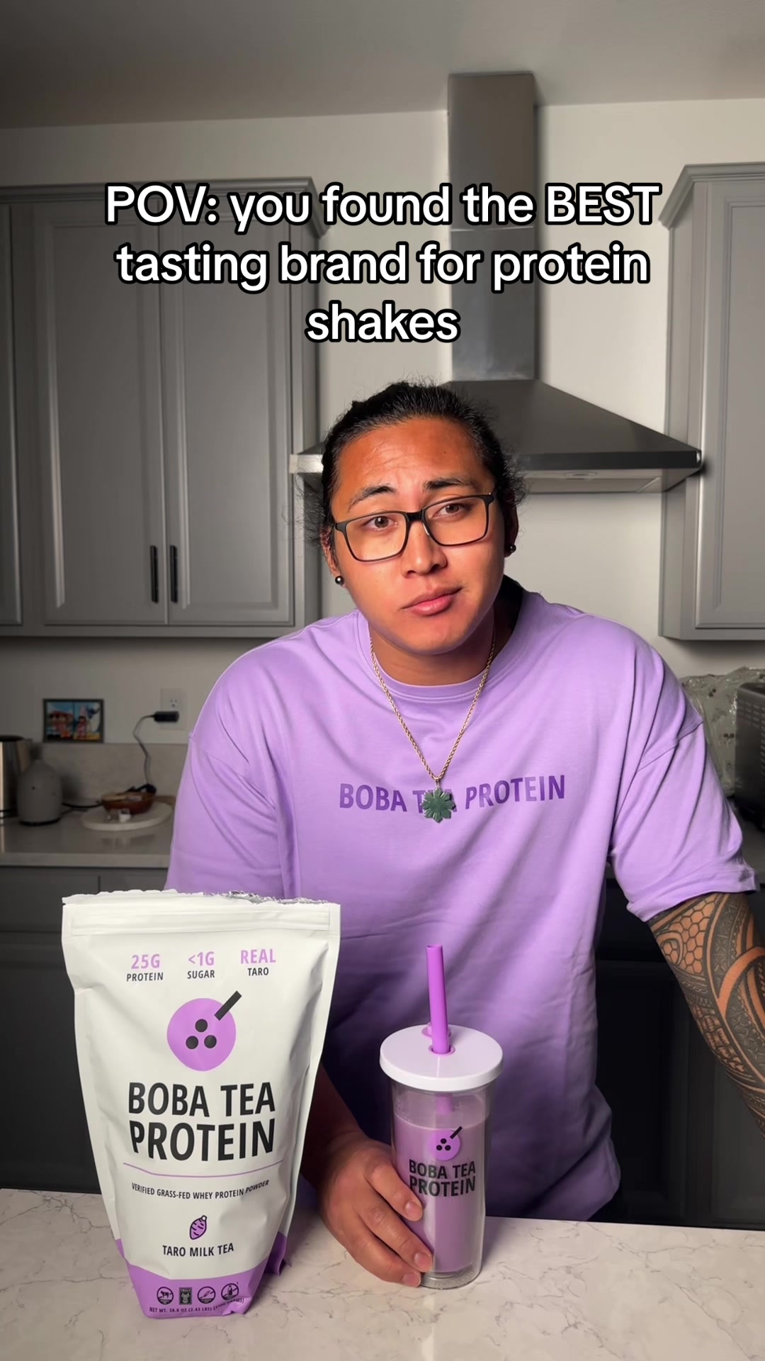 @Boba Tea Protein is actually made with all natural ingredients!!! use discount code: “MANNY” for 10% off 💪🏽 #bobateaprotein #gymrat #gymtiktok #proteingoals 