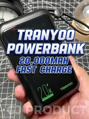 Excited to level up my charging game with my new Tranyoo power bank! With a massive 20,000mAh capacity and a global award to its name, I'm ready to power through my adventures without worrying about battery life. 🔋💪#Tranyoo #PowerBank #20000mAh #TechEssentials #StayCharged #PortablePower #GadgetGoals #TravelCompanion #BatteryBackup #ChargingOnTheGo #TechInnovation #MobileLife #Gadgets #SmartLiving #Electronics #PowerYourJourney