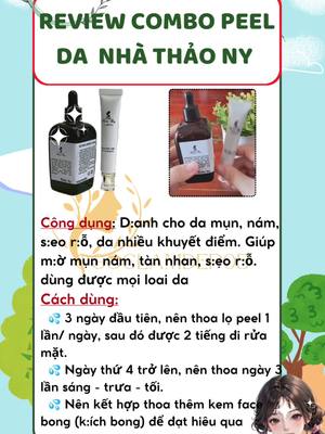 Chân ái #kemduong #xuhuong #bigsize #viral #goclamdep #skincare #fyp #chamsocda #review #reviewlamdep #peel #peelda #thaony #duongda #skincaretips 