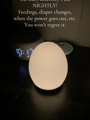 This is one of my “Mama Must Haves” and something I use nightly. Our nights are so much smoother because of it. . . #tiktokshop #tiktokshopfinds #newmama #mamatobe #momtok #momtoks #momlife #momtoker #egglight #middleofthenight #nightfeeds #mamamusthaves #mommusthaves