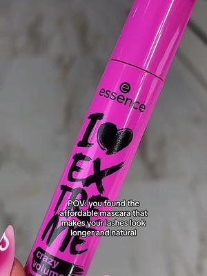 Best mascara it gives volumen without clumps or flakes @essence cosmetics #mascara #essencecosmetics (ad)