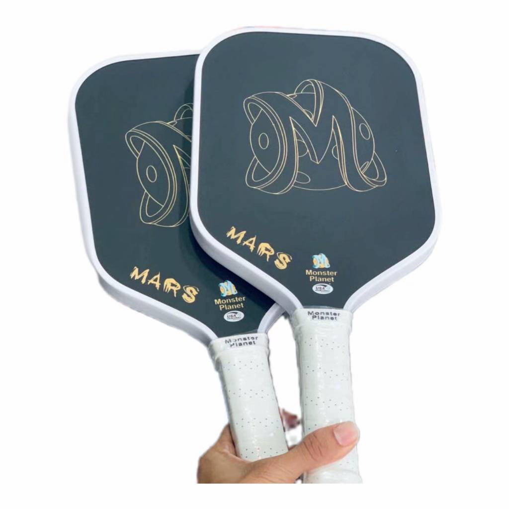 Fee ship 1 Vợt Pickleball Mars Monster Planet Mặt Nhám Carbon Đánh Bao Ngon - Sport Tim Cán Vợt Tim Cán Vợt