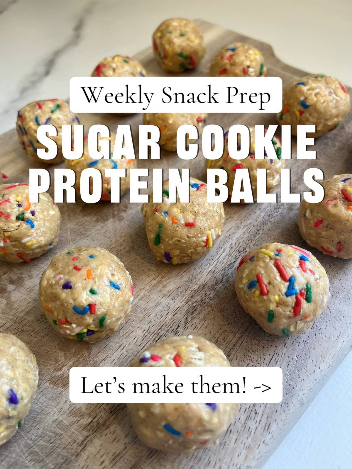 Another week, another protein ball recipe! 💁🏼‍♀️ Sugar cookie protein balls made with @Clean Simple Eats Vanilla Protein Powder! #proteinballs #proteinsnack #healthysnacks #healthymealideas #caloriedeficit 