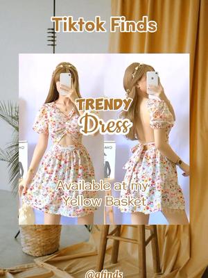 Part 6 : Dress Trendy , Check out on my Yellow Basket 👆🛍️✨ #dress #forgirls #forwomen #dresstiktokshop #women #fyp #fypviralシ #tiktokshop #freeshipping 