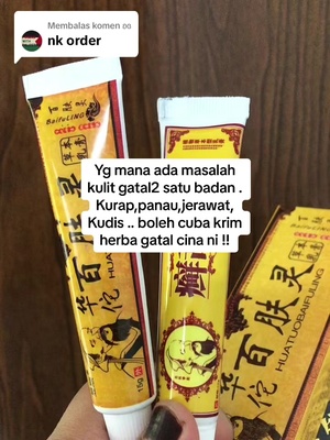 Membalas kepada @ʚɞ boleh cuba pakai krim herba gatal ni klu ada masalah kulit.. #foryou #barangviralditiktok #krim #krimherba #krimgatal #foryoupage 