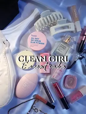 clean girl essentials #cleangirl #cleangirlaesthetic #essential #aesthetic #clariceeeann #fyp 