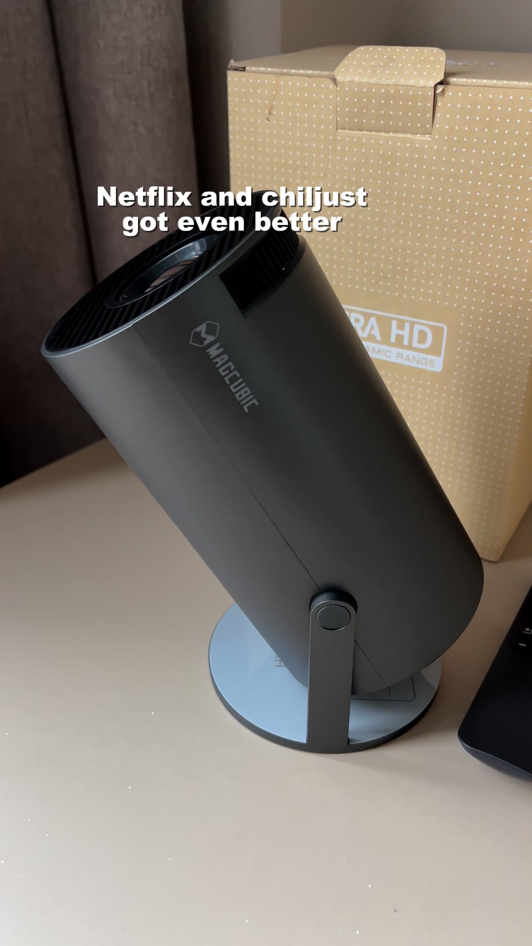 One of the best projectors I ever had, perfect for movie nights or gaming !#projector #moivienight #projector4k #netflix #movies#BlackFriday#BlackFridayDeals#BlackFridaySal e#BlackFridayShopping#DealHunter#GiftGuide#ShopLocal
