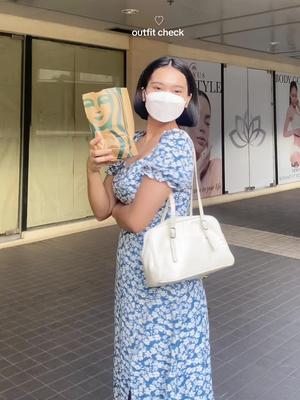 finally had a chance to do a fit check video in a public place alone HAHAHA good job self 😅👍🏻 #fitcheck #shorthairdontcare #outfitcheck #summerfits #outfitcheck #lalalaokokok #dress #tiktokshop #tiktokfinds 