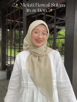 Melati Bawal Sulam in action 🤩 #bawalsulam #bawalsulamcantik #bawalsulamclassic #bawalsulamcotton 