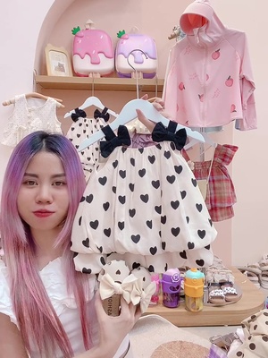 Đồ hè xinh quá #thoitrangtreem #tieuyenkid #quanaotreem 
