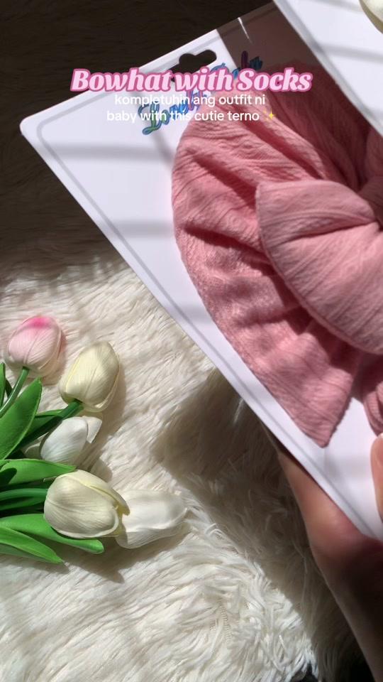 Can’t wait na masuot mo to babygirl, see youu soonest ✨🥰 #bowhat #babyhat #ribbonhat 