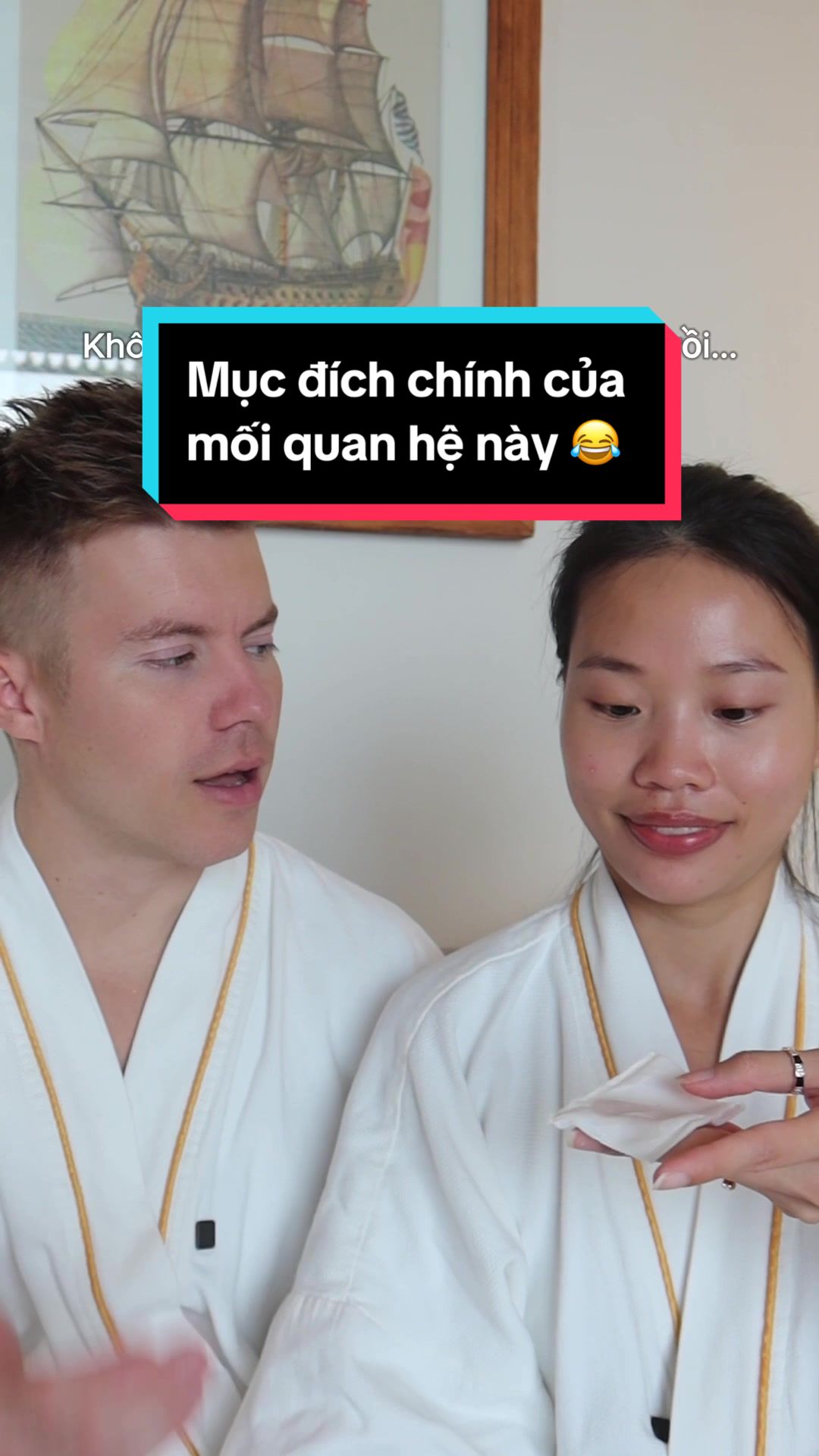 Có làm thì mới có ăn, có bao giờ mà tự ngửa tay xin tiền đâu 🤭🤭 | Đắp mặt nạ bằng toner Caryophy | Lucia #tiktoktrend #couple #tiktoktrend #duongda #lamdep #caryophy  #tinhcam 