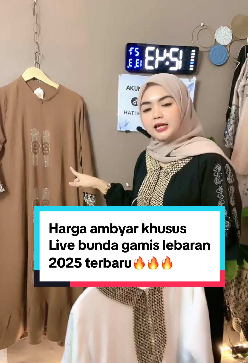 Join live bunda turun hrga gamis kaftan terbaru new arivall 2025🥳🔥#masyallahtabarakallah #lebaran2025 #lebaranbersamagamisabayatrend2025 