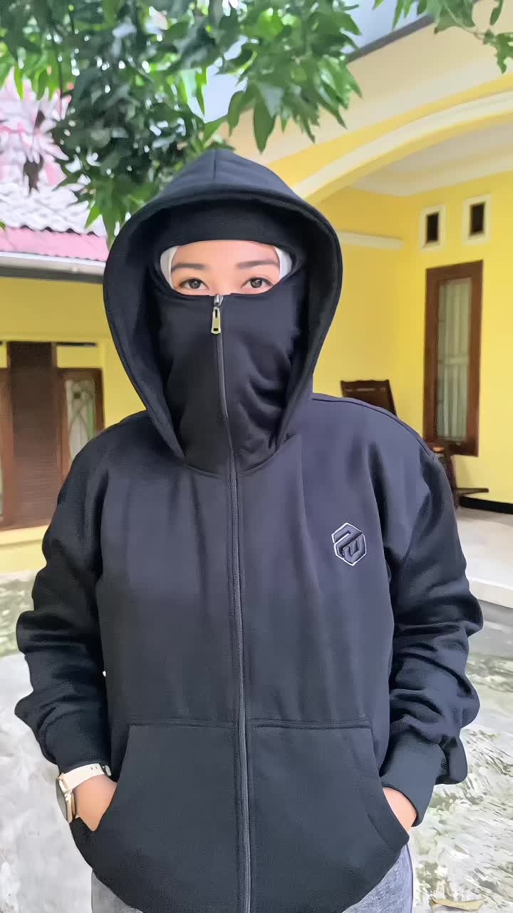 Hoodie balaclava zipper #foryoupage #hoodie #balaclava #hoodies #jaket 