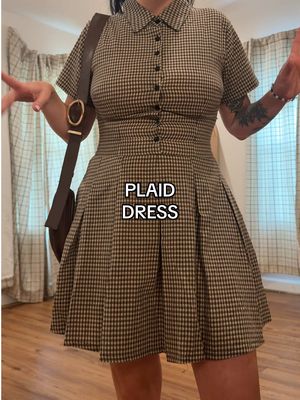 i love it sm 😭 #plaiddress #fallstyle #minidress #casualdress 
